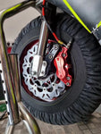 NEW 2022 Strada 7 Racing Digital PRO 2.0 Tyre Warmer Set 12" Pit bike Minigp - NEON YELLOW Strada 7 Racing